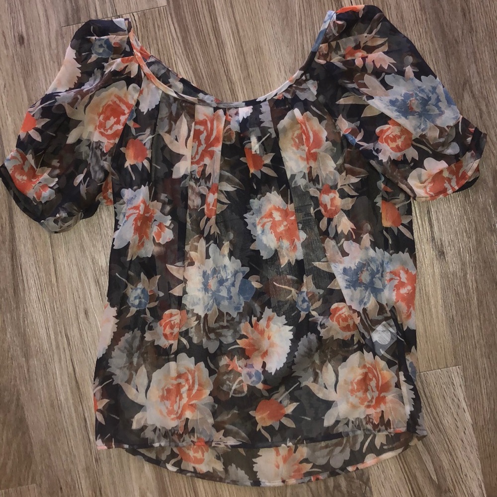 Joie floral blouse with bow detail